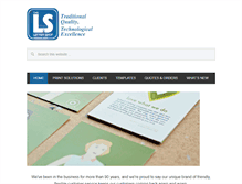 Tablet Screenshot of lettershop.ca